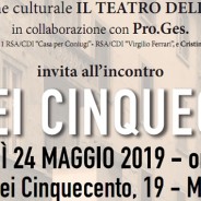 Via dei Cinquecento – Venerdì 24 maggio 2019